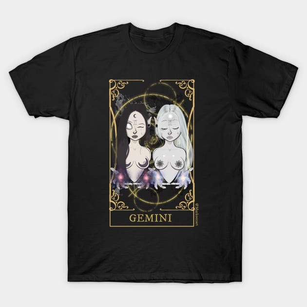 Gemini zodiac sign T-Shirt by marko0z